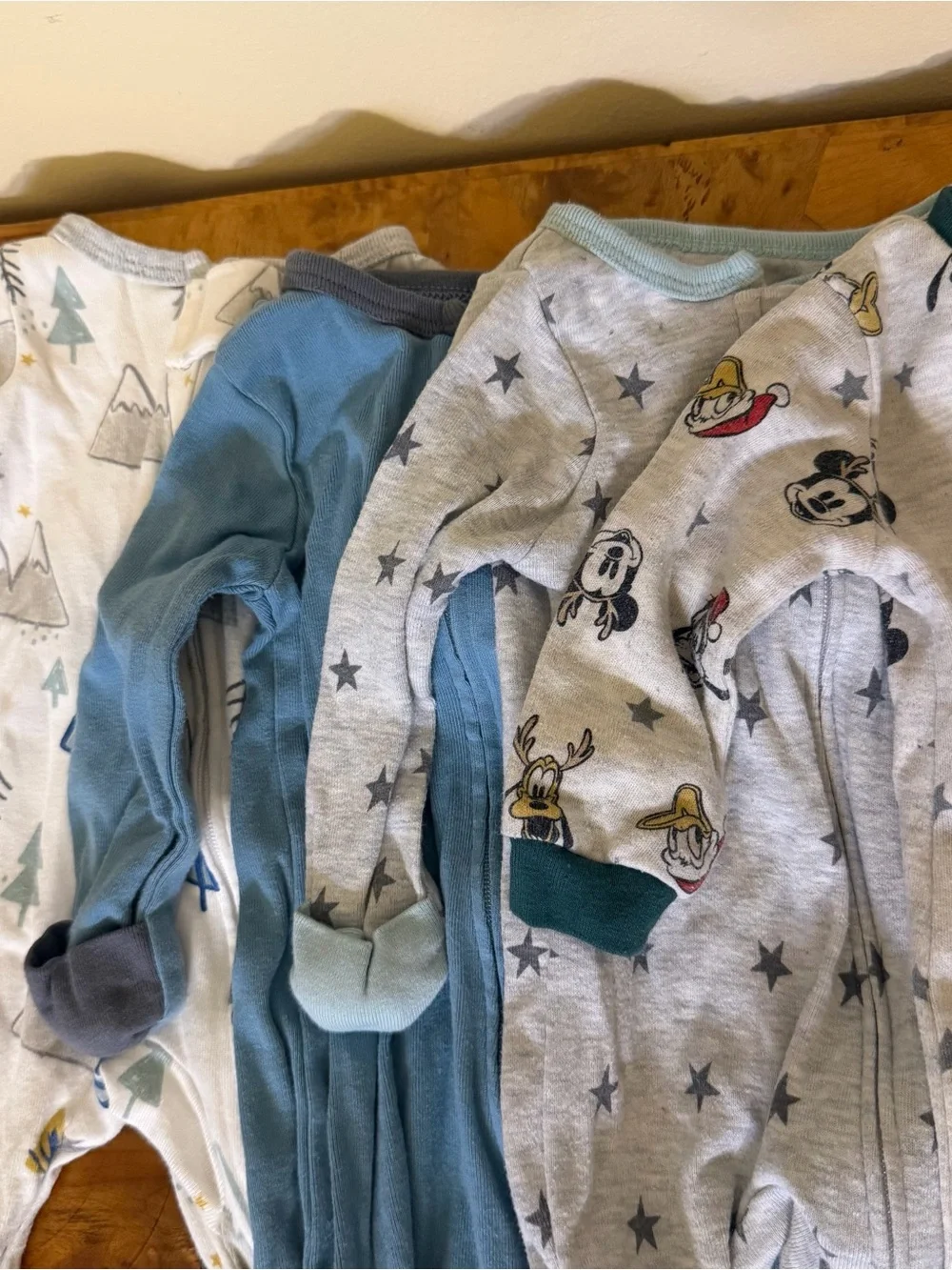 cloud island Mixed Color Baby One-Piece Pack - Navy, Red, Gray, Blue